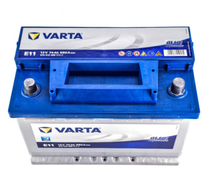 Акумулятор автомобільний Varta Blue Dynamic 74Аh (574012068)