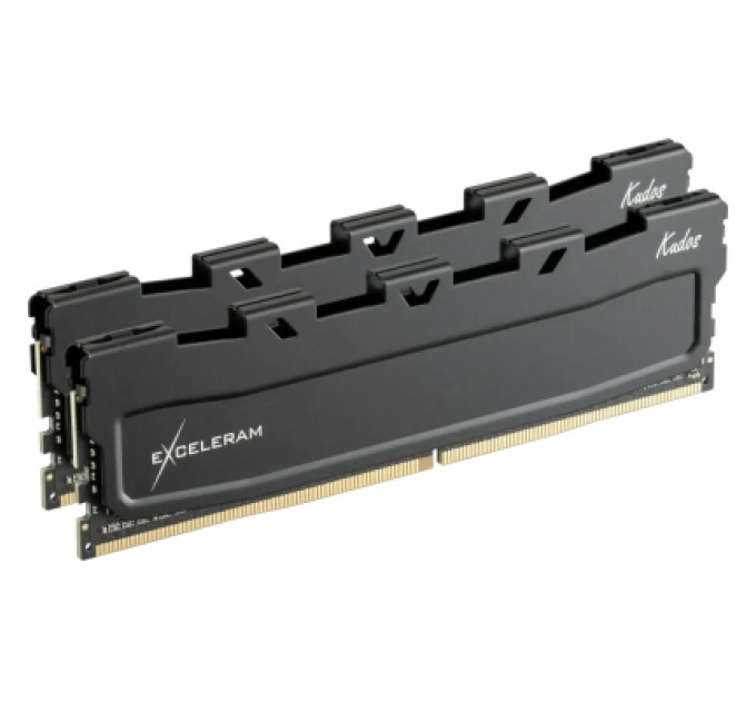 Модуль пам'яті для комп'ютера DDR5 32GB (2x16GB) 6400 MHz Black Kudos eXceleram (EK50320645252CD)