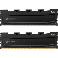 Модуль пам'яті для комп'ютера DDR5 32GB (2x16GB) 6400 MHz Black Kudos eXceleram (EK50320645252CD)