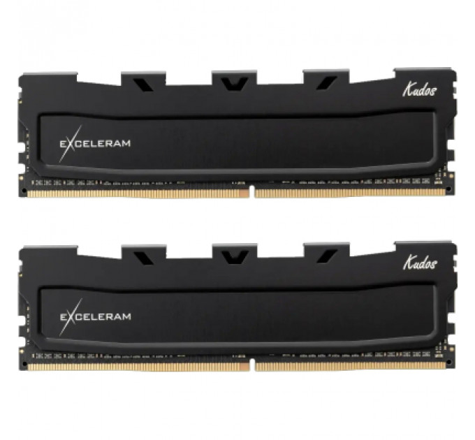 Модуль пам'яті для комп'ютера DDR5 32GB (2x16GB) 6400 MHz Black Kudos eXceleram (EK50320645252CD)