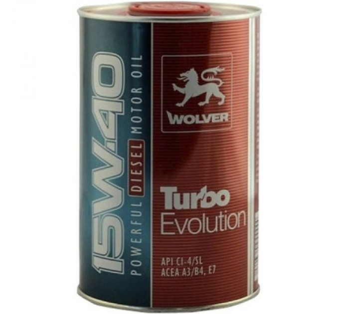 Wolver Моторна олива Wolver Turbo Evolution 15W-40 1л (4260360944444)
