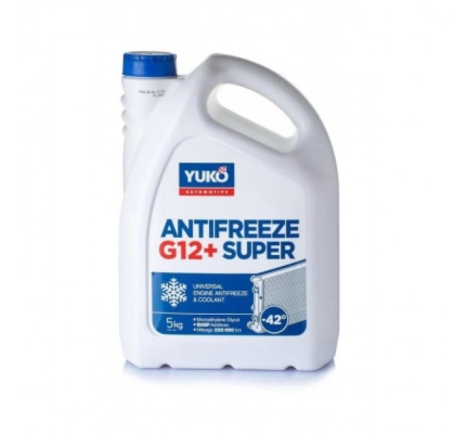 Yuko Антифриз Yuko -40 Super G12+ червоний 5л (4820070248227)