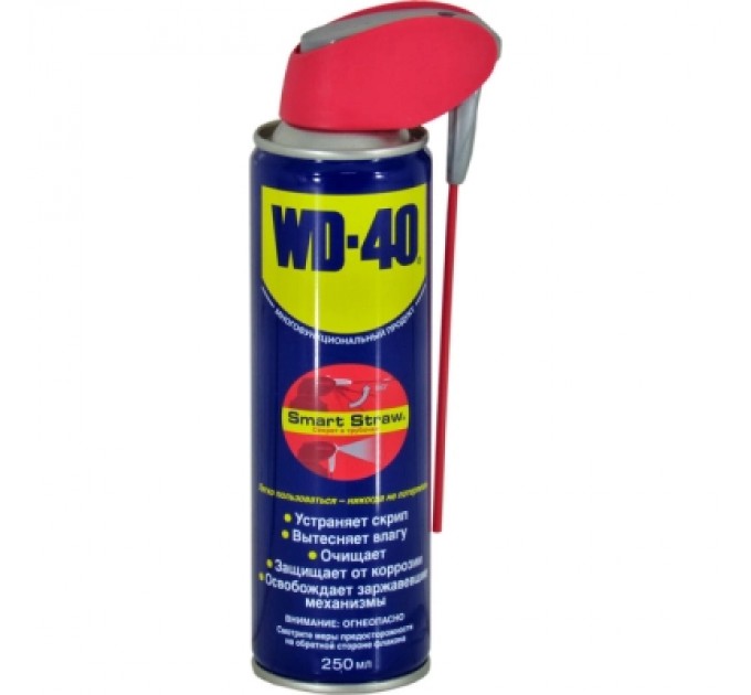 WD-40 Мастило автомобільне WD-40 SMART STRAW аероз. 250мл (124W700050)