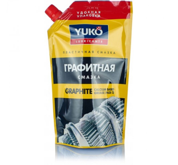 Мастило автомобільне Yuko графітне дой-пак зі штуцером, 375г (4820070241471)