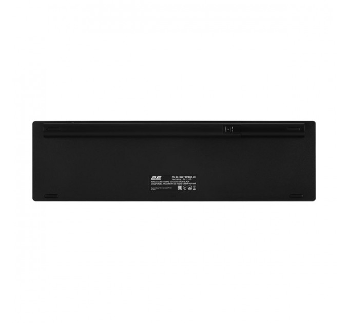 Клавіатура бездротова 2E KS270 WL/BT EN/UKR Grey/Black (2E-KS270WBGR_UA)