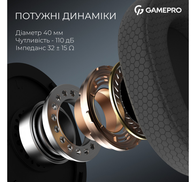 Гарнітура GamePro Asgard Bragi Black (HSW250B)