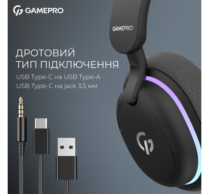Гарнітура GamePro Asgard Bragi Black (HSW250B)