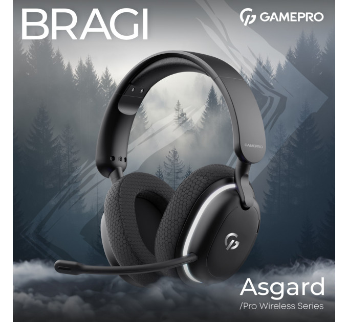 Гарнітура GamePro Asgard Bragi Black (HSW250B)