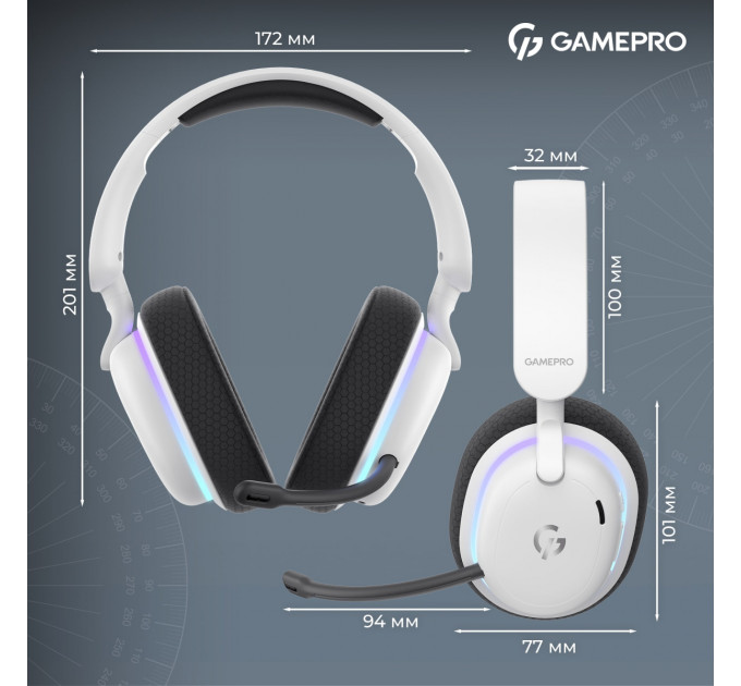 Гарнітура GamePro Asgard Bragi White (HSW250W)