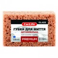CarLife Губка для миття CarLife PREMIUM з великими порами 190x120x70mm, коричнева (CL-422)