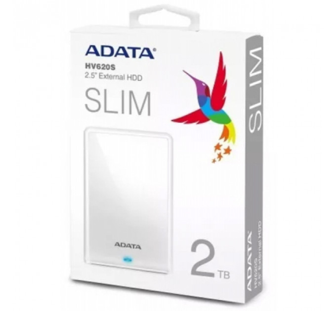 Зовнішній жорсткий диск 2.5" 2TB ADATA (AHV620S-2TU31-CWH)