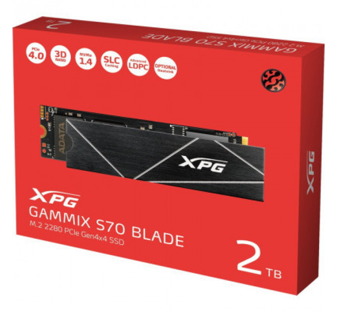 Накопичувач SSD M.2 2280 2TB ADATA (AGAMMIXS70B-2T-CS)