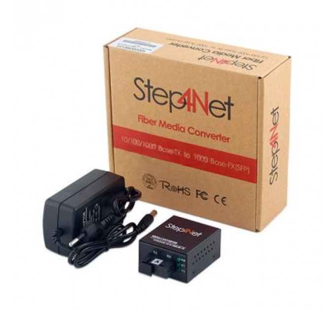 Медіаконвертер MCm-Q-0,1-1SM-1310nm-20 Step4Net
