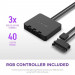 Кулер до корпусу NZXT F140RGB Duo (RF-D14DF-W1)