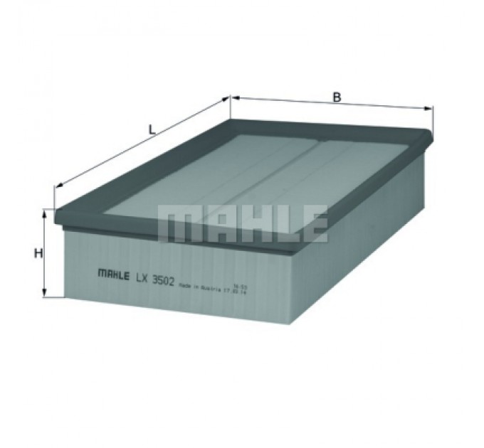 Повітряний фільтр для автомобіля Mahle LX3502