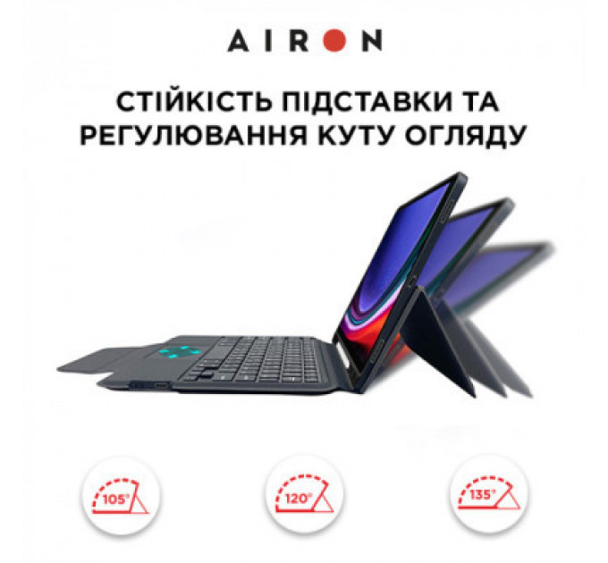 Чохол до планшета AirOn Premium Samsung Galaxy Tab S9 11'' 2023 + Keyboard (4822352781117)