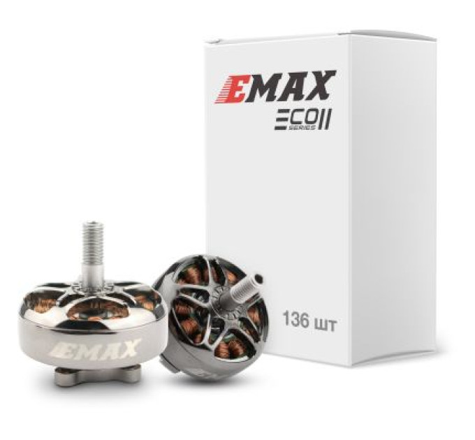 Emax Двигун для дрона Emax ECO II 2807А 1300KV упаковка 136шт. (0101096071)