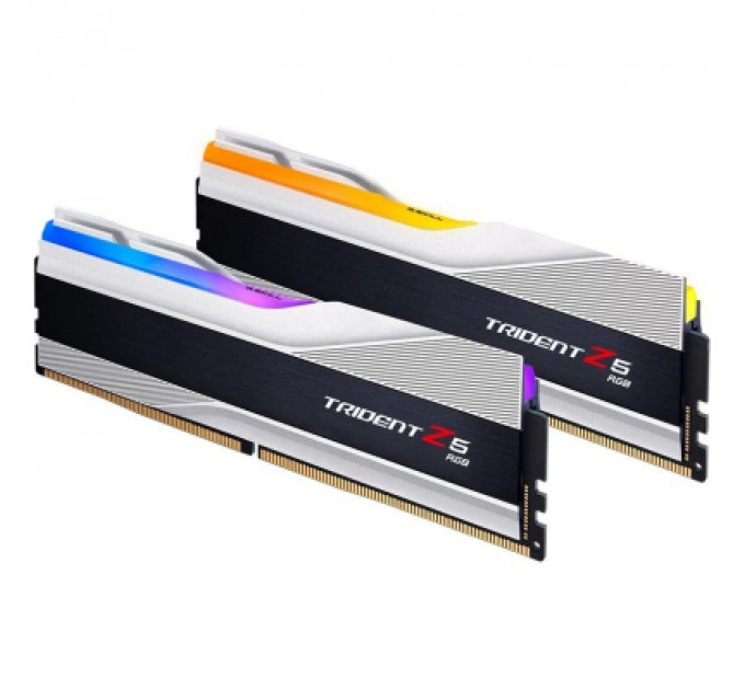 Модуль пам'яті для комп'ютера DDR5 32GB (2x16GB) 6000 MHz Trident Z5 RGB White G.Skill (F5-6000J3238F16GX2-TZ5RW)