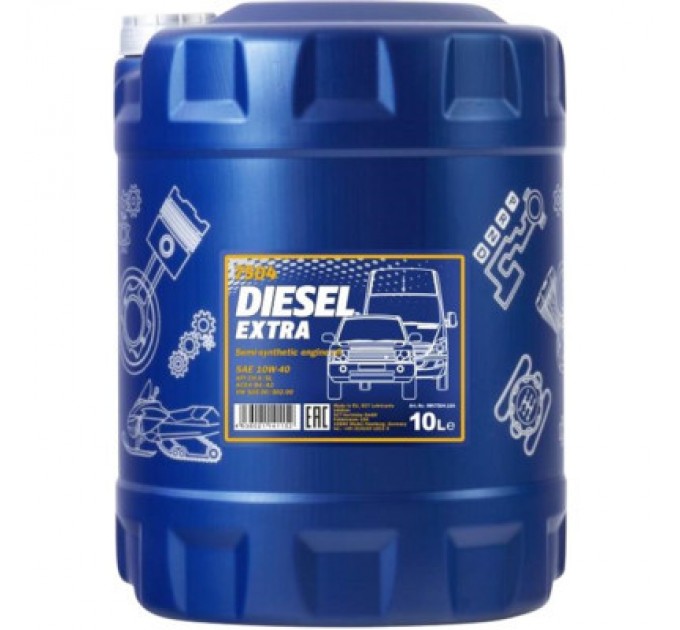 Mannol Моторна олива Mannol DIESEL EXTRA 10л 10W-40 (MN7504-10)