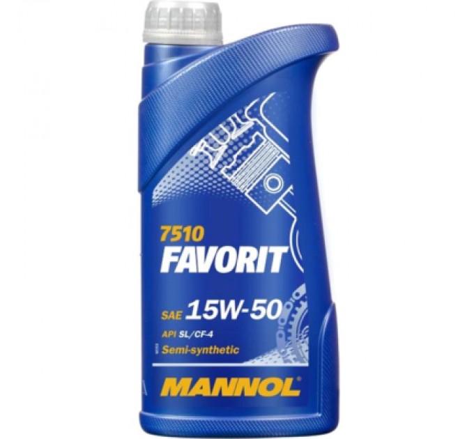 Mannol Моторна олива Mannol FAVORIT 1л 15W-50 (MN7510-1)