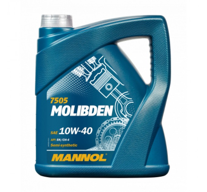 Mannol Моторна олива Mannol MOLIBDEN 4л 10W-40 (MN7505-4)