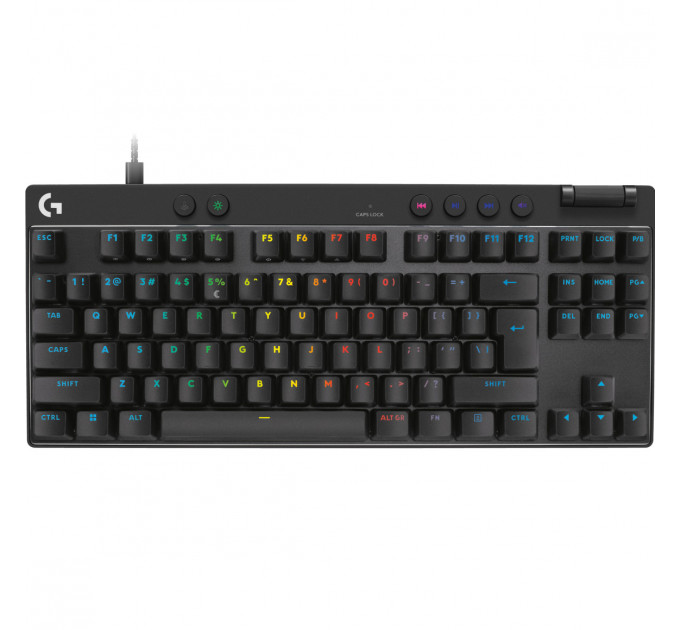 Клавiатура Logitech G PRO X TKL Rapid Black (920-013233)
