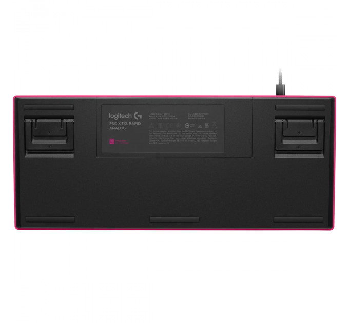 Клавiатура Logitech G PRO X TKL Rapid Magenta (920-013253)