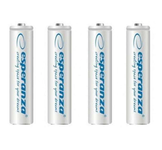 Esperanza Акумулятор Esperanza AAA 1000mAh Ni-MH * 4 white (EZA102W)
