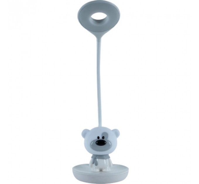 Настільна лампа Kite Bear LED з акумулятором, біла (K24-492-2-1)