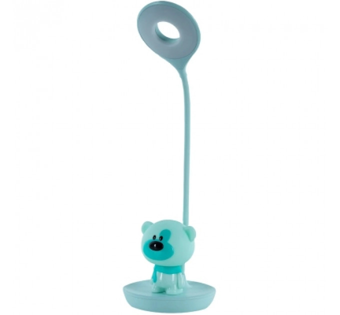 Настільна лампа Kite Bear LED з акумулятором, зелена (K24-492-2-4)