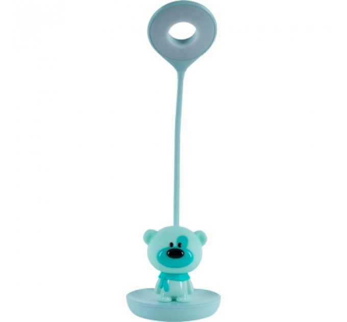 Настільна лампа Kite Bear LED з акумулятором, зелена (K24-492-2-4)