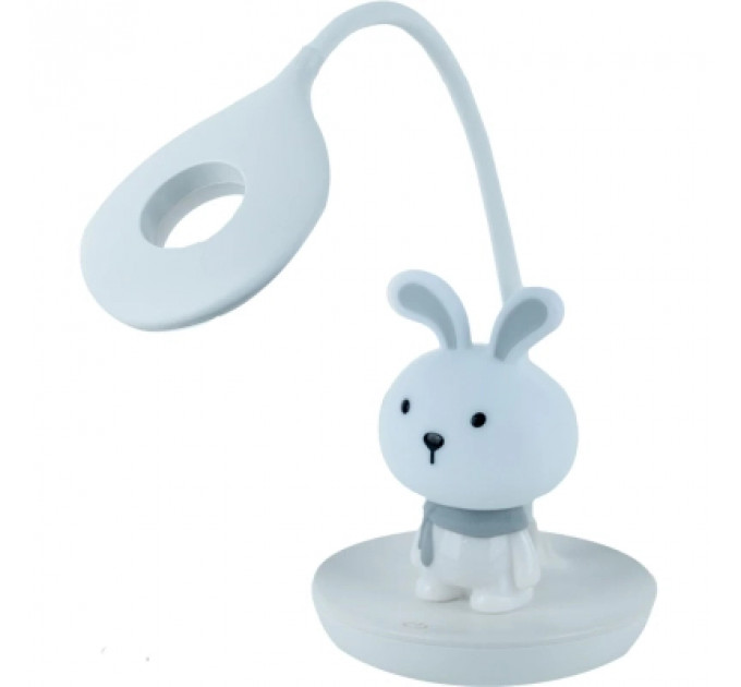 Настільна лампа Kite Bunny LED з акумулятором, біла (K24-492-1-1)