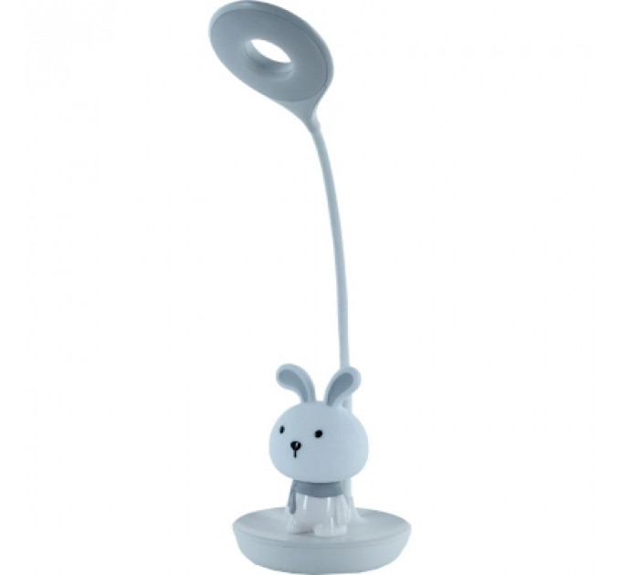 Настільна лампа Kite Bunny LED з акумулятором, біла (K24-492-1-1)