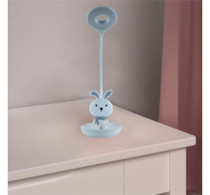 Настільна лампа Kite Bunny LED з акумулятором, біла (K24-492-1-1)