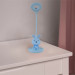 Настільна лампа Kite Bunny LED з акумулятором, блакитна (K24-492-1-3)