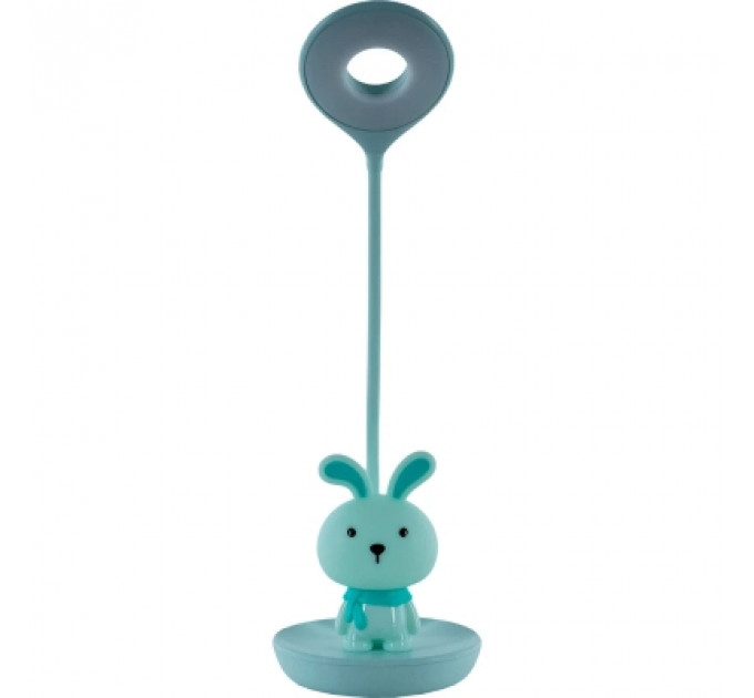 Настільна лампа Kite Bunny LED з акумулятором, зелена (K24-492-1-4)