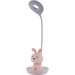 Настільна лампа Kite Bunny LED з акумулятором, рожева (K24-492-1-2)