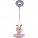 Настільна лампа Kite Bunny LED з акумулятором, рожева (K24-492-1-2)