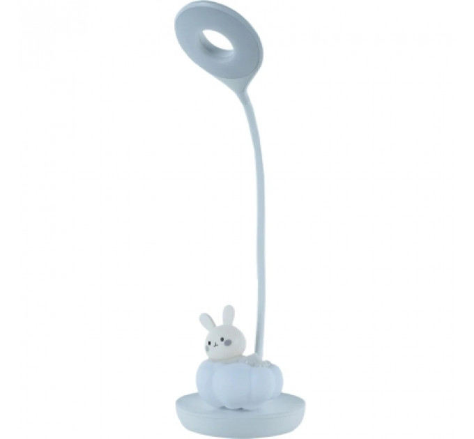 Настільна лампа Kite Cloudy Bunny LED з акумулятором , біла (K24-493-1-1)