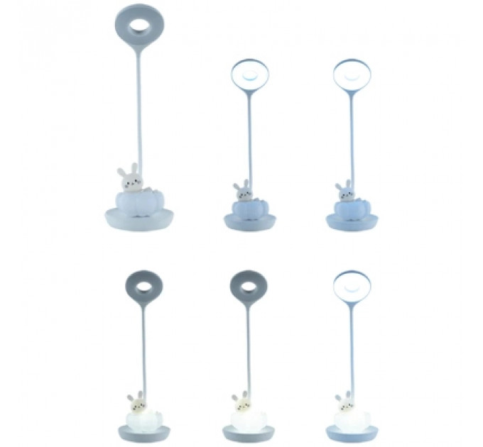 Настільна лампа Kite Cloudy Bunny LED з акумулятором , біла (K24-493-1-1)