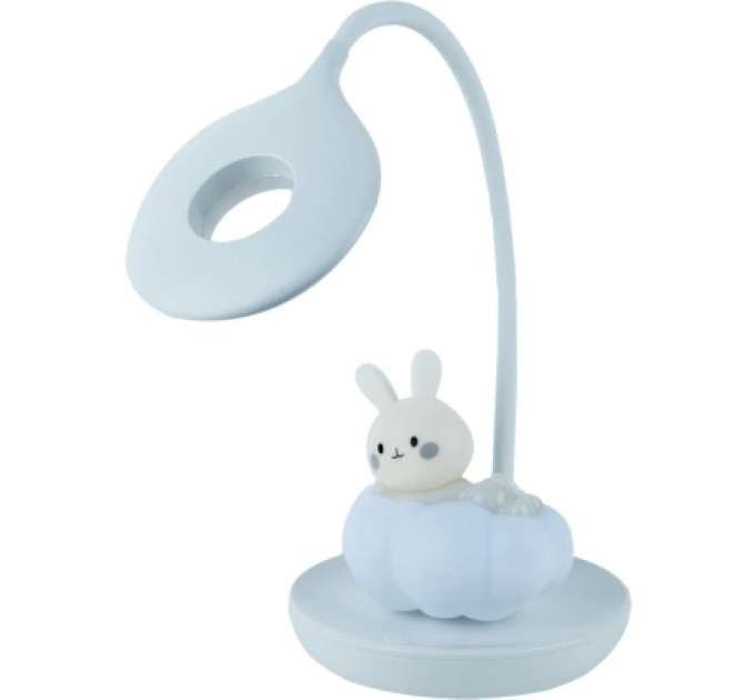 Настільна лампа Kite Cloudy Bunny LED з акумулятором , біла (K24-493-1-1)