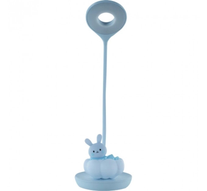 Настільна лампа Kite Cloudy Bunny LED з акумулятором, блакитна (K24-493-1-3)