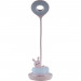 Настільна лампа Kite Cloudy Bunny LED з акумулятором , рожева (K24-493-1-2)