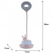 Настільна лампа Kite Cloudy Bunny LED з акумулятором , рожева (K24-493-1-2)
