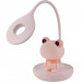 Настільна лампа Kite Froggy LED з акумулятором, рожева (K24-492-3-2)