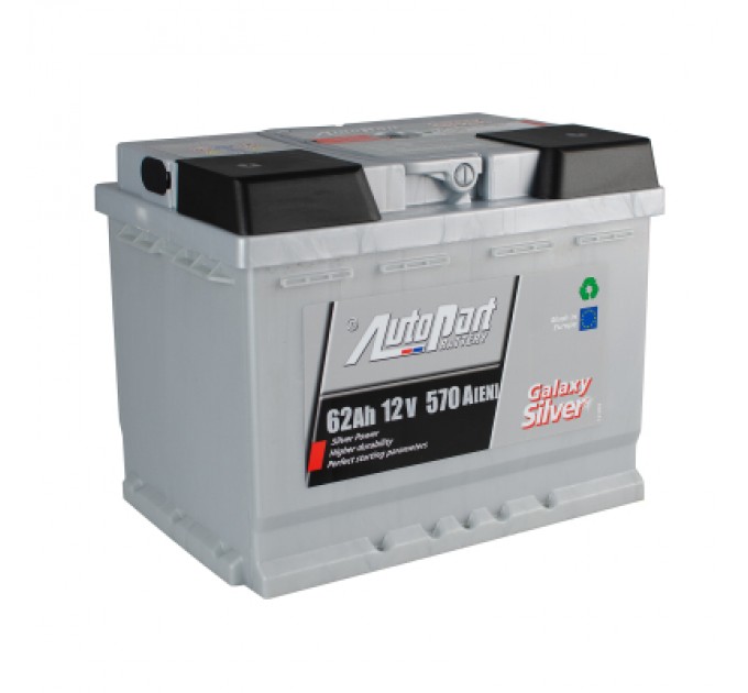 AutoPart Акумулятор автомобільний AutoPart 62 Ah/12V Galaxy Silver (ARL062-GAS0)