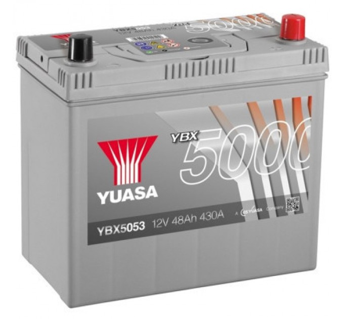 Акумулятор автомобільний Yuasa 12V 50Ah Silver High Performance Battery (YBX5053)