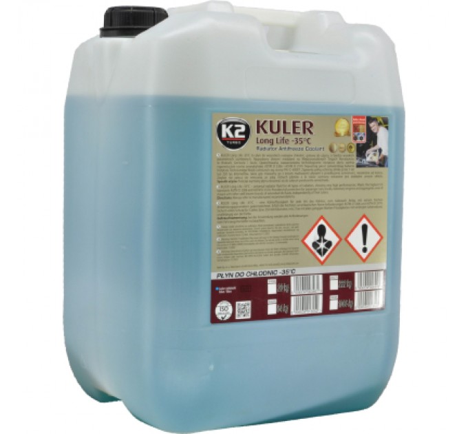 K2 Антифриз K2 KULER -35C 20кг BLUE (W406N)