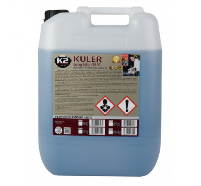 K2 Антифриз K2 KULER -35C 20кг BLUE (W406N)
