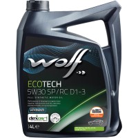 Моторна олива Wolf ECOTECH 5W30 SP/RC D1-3 4л (1049901) Моторна олива Wolf ECOTECH 5W30 SP/RC D1-3 4л (1049901)